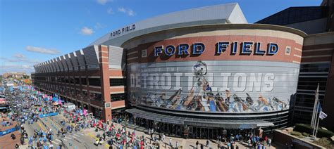 Ford Field Entrance | Ford field, Field, Ford