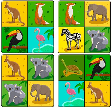 Zoo Tiles – clever matching tile game. – Brain Escape Games