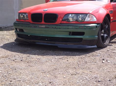 E46 Front Lip pre-lci bumper Rieger style – M-way Workshop