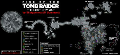 Rise of the Tomb Raider The Lost City Map Map for PlayStation 4 by ...