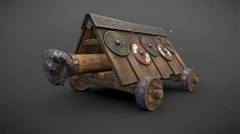 Medieval battering ram - 3D model by G3ralt [0b9ac2c] - Sketchfab