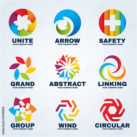 "Circle creative logo vector art design for business" Stock image and ...