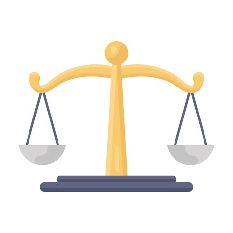 An icon of balance scale, justice symbol 6743273 Vector Art at Vecteezy