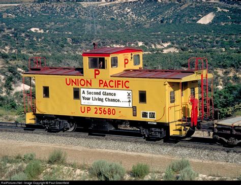 Union Pacific Caboose UP 25680 at Cajon Pass, California by Paul ...