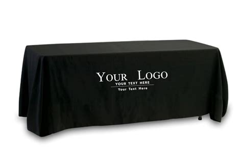 Your Logo Custom Tablecloth With Logo and Fabric Color Options - Etsy