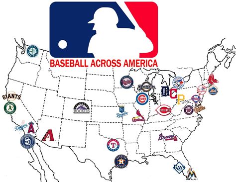 Hey r/baseball -- I made this MLB map that I thought you guys would ...