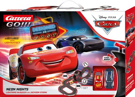 Carrera GO!!! 62477 Disney Pixar Cars Neon Nights Electric Slot Car ...