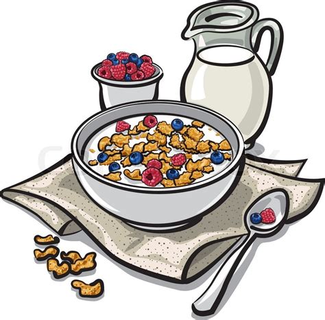 Cereal breakfast | Stock vector | Colourbox