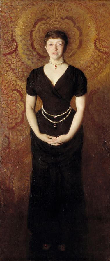 Portrait Of Isabella Stewart Gardner Painting by John Singer Sargent