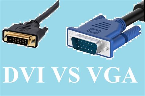 DVI VS VGA: What’s the Difference Between Them? | Dvi, Vga, Best home ...