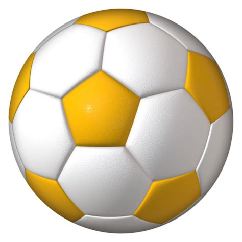 HD Yellow And Black Classic Football Soccer Ball PNG | Citypng