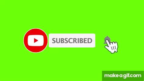 Green Screen Subscribe Button!! on Make a GIF