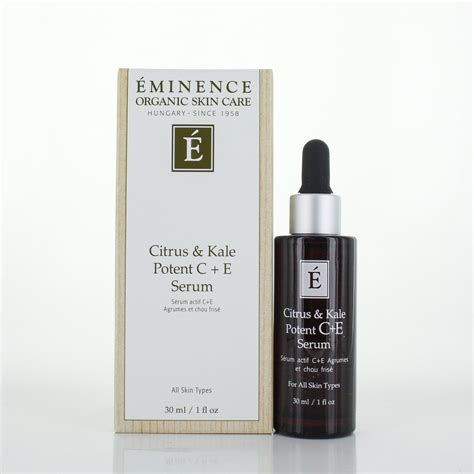 Eminence Organic Skin Care - Eminence Citrus & Kale Potent C+E Serum ...