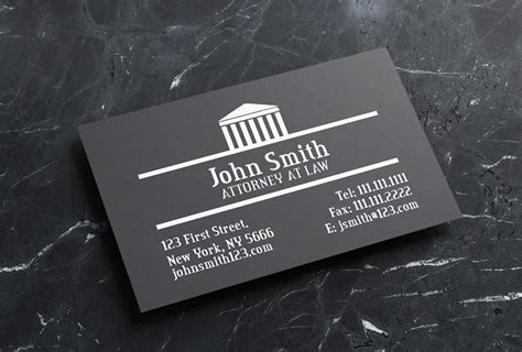 Attorney Business Cards | Free Template Designs | Custom Printing