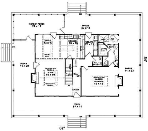 One Story Country House Plans With Wrap Around Porch - House Decor ...