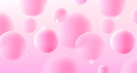 Pink Bubbles Background Hd