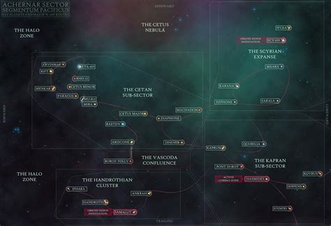 Achernar Sector Map