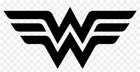 Wonder Woman Logo Outline