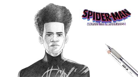 How to Draw Miles Morales | Spider-Man | Across the Spider-Verse ...