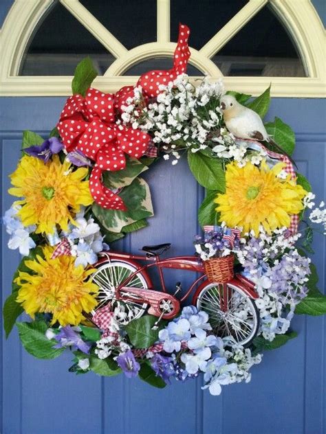 Perked my Valerie Parr Hill wreath. Ready for Summer ! | Valerie parr ...