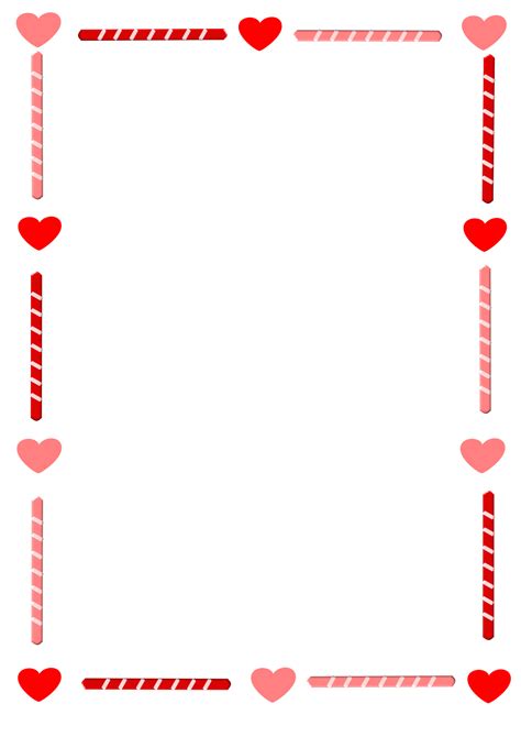 Valentine Borders Clip Art Red Corner Border Design Transparent ...