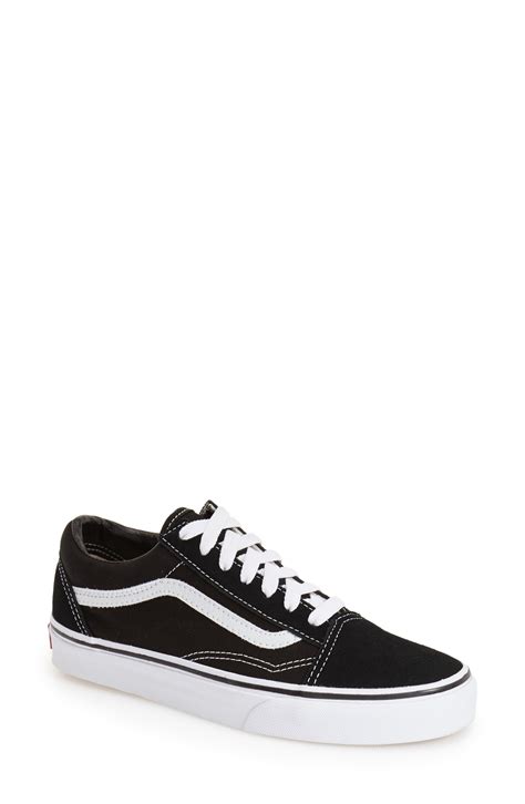 Vans Canvas Old Skool Platform Trainers in Black/White (Black) - Save ...