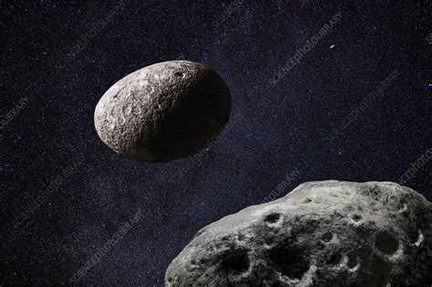 Haumea and Moons - Stock Image - C033/4619 - Science Photo Library