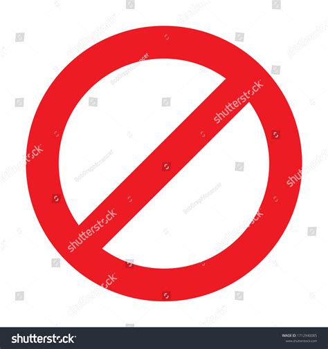 No Entry Sign Cannot Enter Roadsign Stock Vector (Royalty Free ...