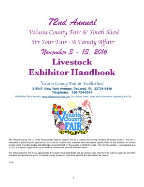 Fillable Online Volusia County Fair Starts today in DeLand for 10 days ...