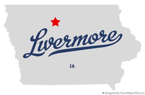 Map of Livermore, IA, Iowa