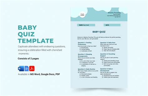 Quiz Templates in Google Docs - FREE Download | Template.net