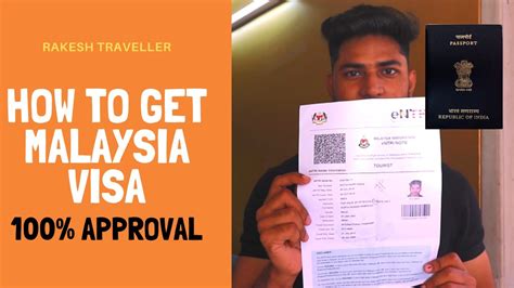 Malaysia Visa For Indians - Full Process in HINDI | Application Form ...