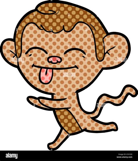 funny cartoon monkey running Stock Vector Image & Art - Alamy