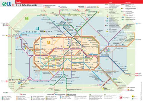 Berlin Metro System Map | Berlijn