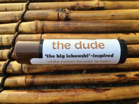 The Dude lip balm Big Lebowski-inspired White Russian