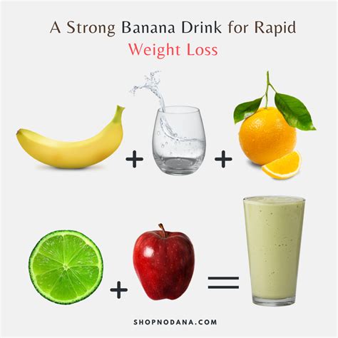 Banana For Weight Loss- A Powerful Banana Drink For Rapid Weight Loss ...