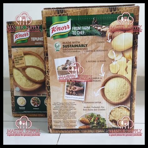 Jual Knorr Potato Flakes 4 Kg / Knor Tepung Kentang Halal / Best Seller ...