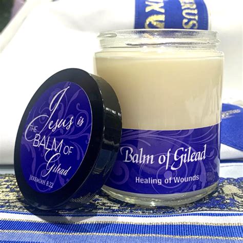 Abba Oil Ltd. - BALM OF GILEAD SCRIPTURE JAR CANDLE