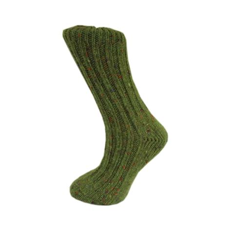 Irish Country Women's Wool Socks - Green | Celtic Clothing Company