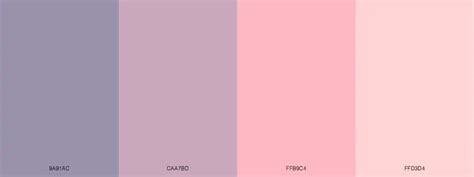 Pin on Combinar colores | Pastel color schemes, Color palette pink ...