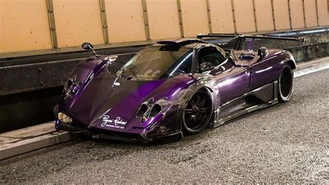 Dashcam Footage Shows Ex-Lewis Hamilton Pagani Zonda Crash In UK Tunnel