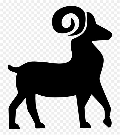 Goat Shadow Clipart (#1008579) - PikPng