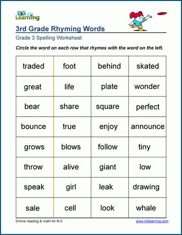 Spelling Worksheets | K5 Learning