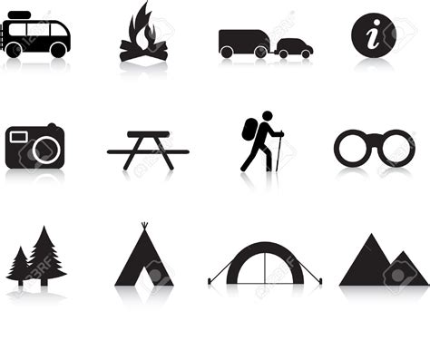 camping silhouette clipart 20 free Cliparts | Download images on ...