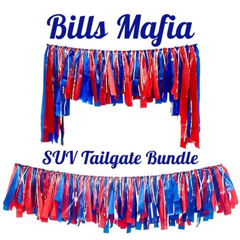 Bills Mafia SUV Tailgate Bundle | Buffalo Bills Tailgate Bundle, Fringe ...