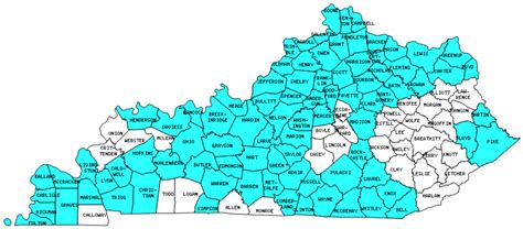 Kentucky Counties Visited (with map, highpoint, capitol and facts)