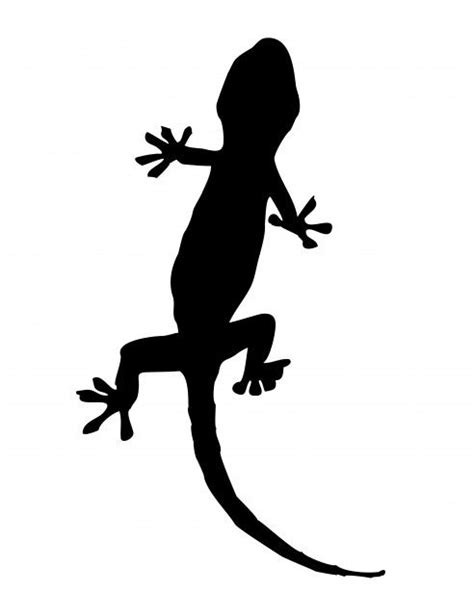 Gecko Silhouette Clipart Free Stock Photo | Clip art, Free clip art ...