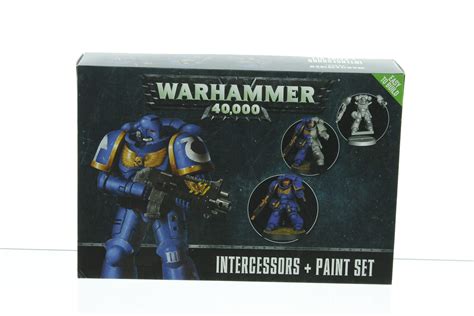 Warhammer 40.000 Intercessor Paint Set | WHTREASURY