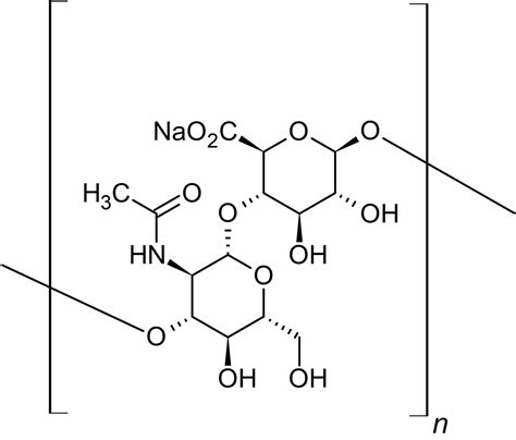 Hyaluronic acid sodium salt, Extracellular matrix component (CAS 9067 ...