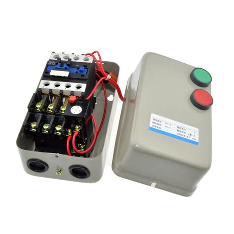 220V Coil Voltage AC Contactor 7.5KW / 10HP Power 14-22A Current Three ...